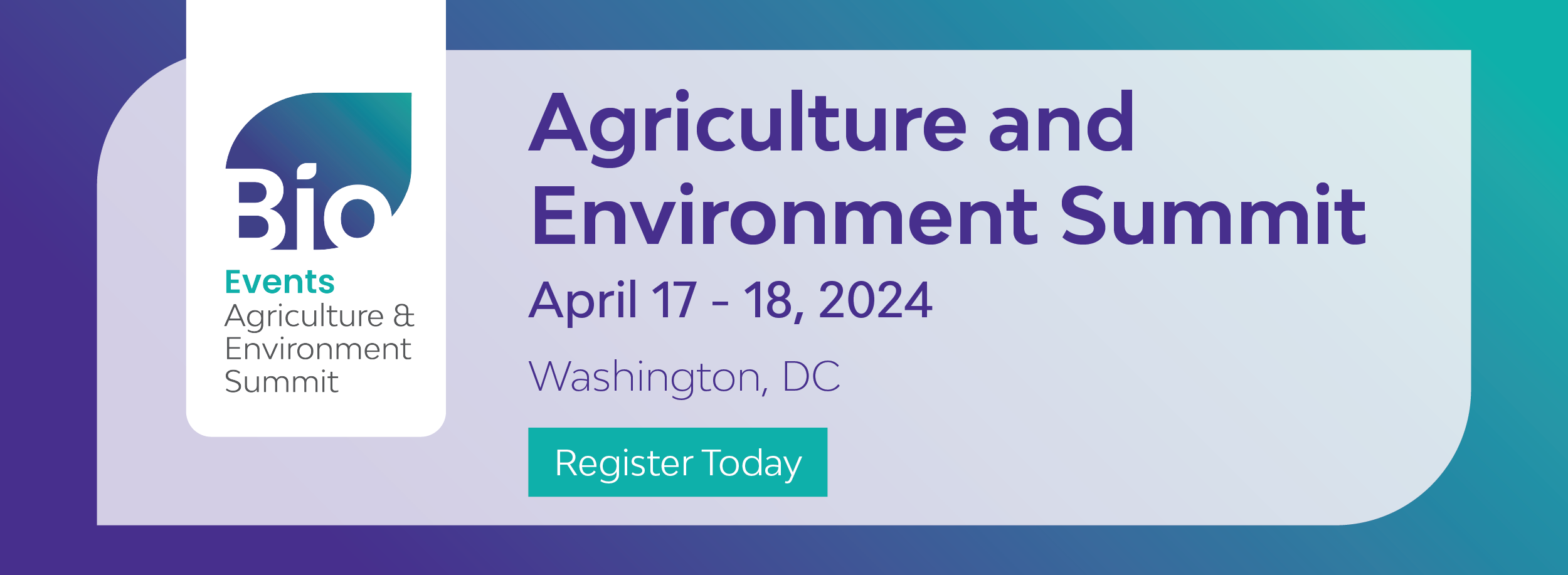 Register now for the free BIO Ag & Environment Summit