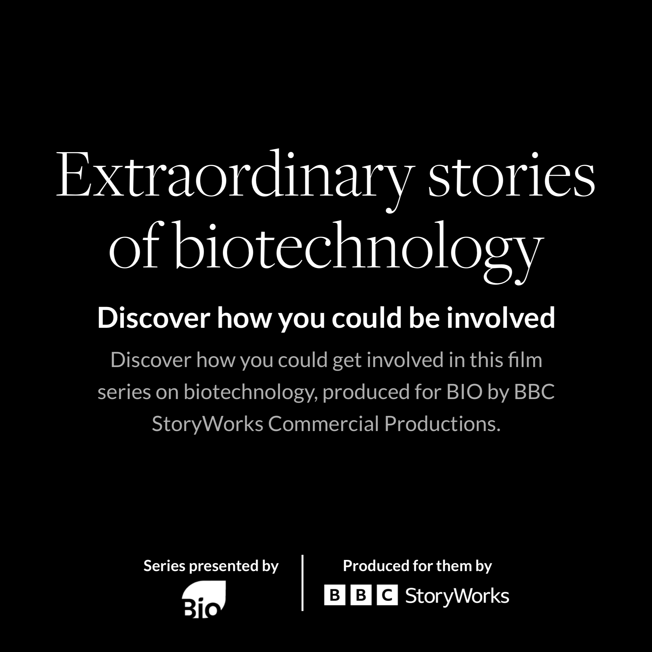 Tell your biotech story with BIO and BBC StoryWorks