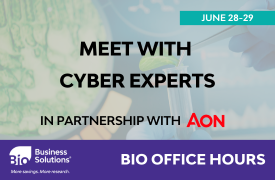 Meet with Cyber Experts - BIO in Partnership with AON