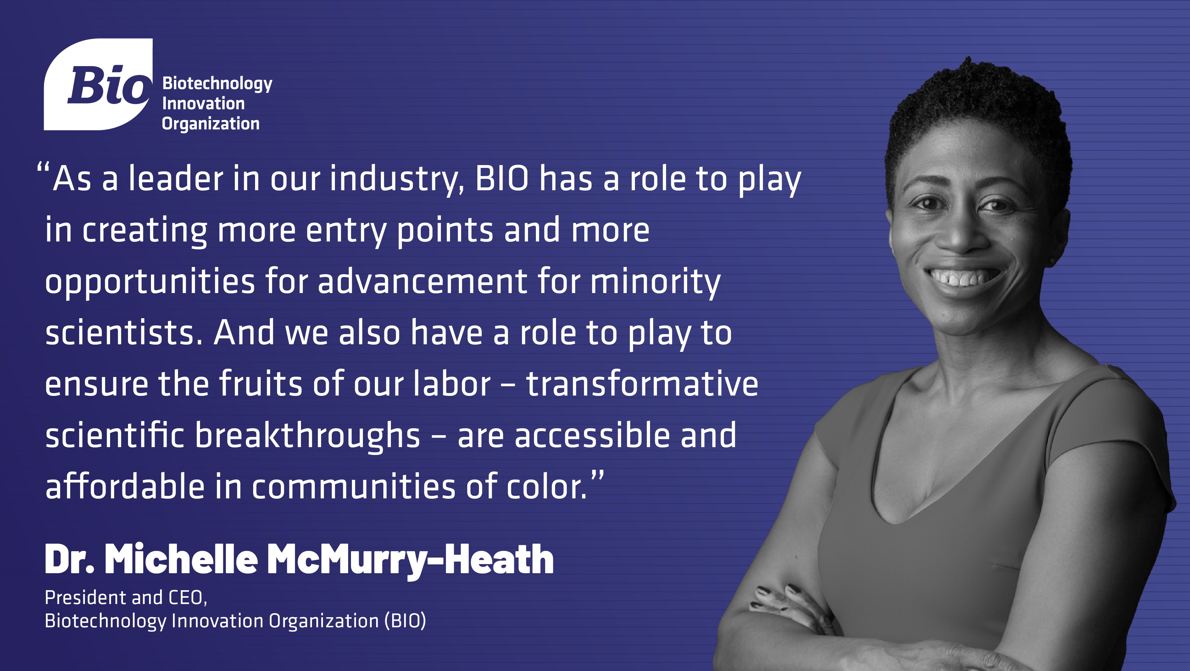 Dr. Michelle McMurry-Heath on BIO's Role in Diversity