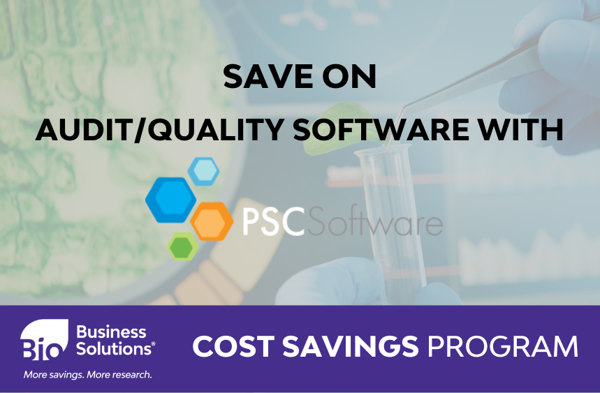 Save on Audit and Quality Software with PSC Software - Click to Learn More
